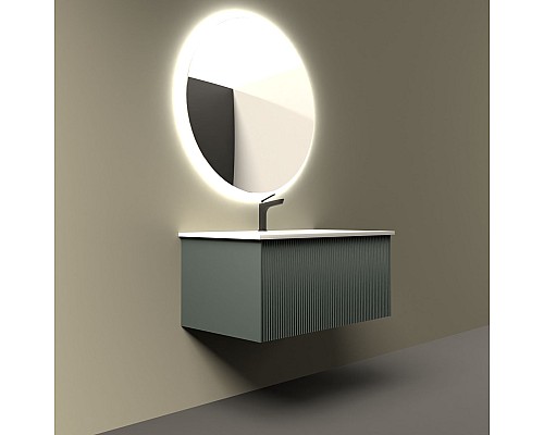 Тумба под раковину La Fenice TERRA Grigio серая 80