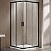 Душевой уголок Vincea Garda VSS-1G900CLB 90x90 профиль Черный стекло прозрачное