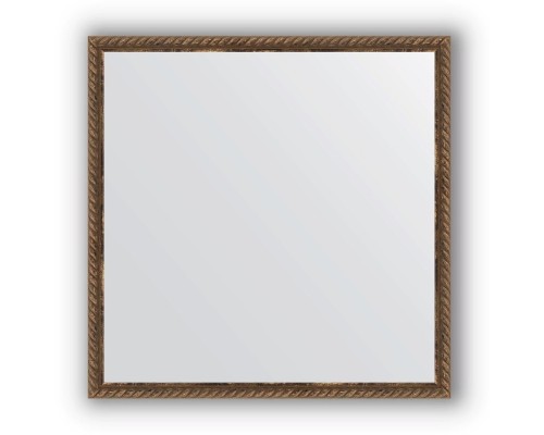 Зеркало Evoform Definite 58х58 Витая бронза