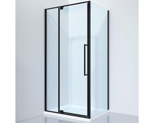 Душевой уголок Black&White Stellar Wind S812 BC 100x100 Черный матовый