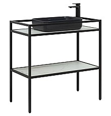 Консоль под раковину Allen Brau Liberty 90 1.33004.BB Черный браш