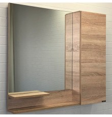 Зеркало со шкафом Comforty Варна 90 R Дуб сонома
