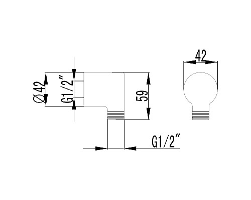 Шланговое подключение Lemark LM3283C Хром