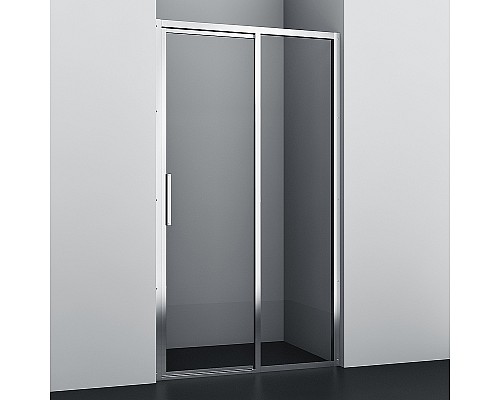 Душевая дверь WasserKRAFT Lopau 120 32S05R профиль Хром стекло прозрачное