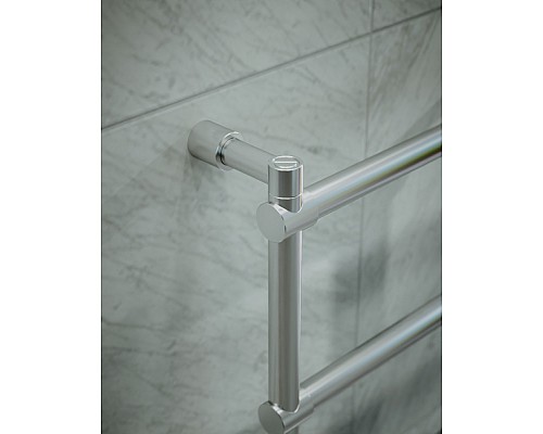 Полотенцесушитель водяной, хром, Margaroli Sole 4424706CRN