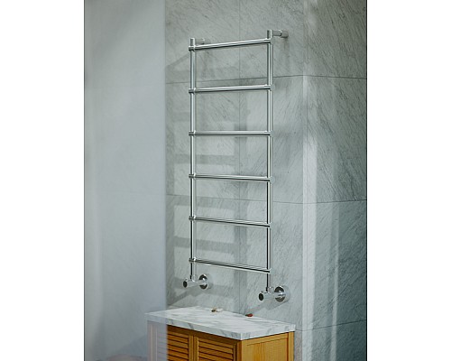 Полотенцесушитель водяной, хром, Margaroli Sole 4424706CRN