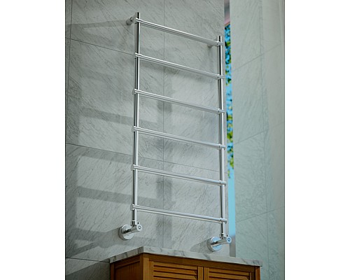 Полотенцесушитель водяной, хром, Margaroli Sole 4424706CRN