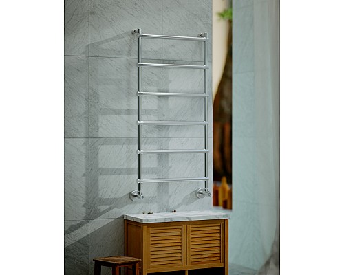 Полотенцесушитель водяной, хром, Margaroli Sole 4424706CRN