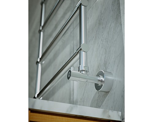 Полотенцесушитель водяной, хром, Margaroli Sole 4424706CRN