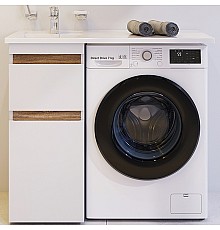 Тумба под раковину AM.PM X-Joy 40 M85AFSX0402WG Белый глянец Светлое дерево