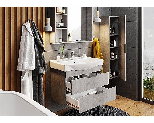 Зеркало Onika Девис 80.00 У 208093 Бетон чикаго