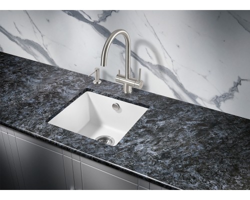 Кухонная мойка Milacio Leon 45 Cuarzo MC.77092 Белая
