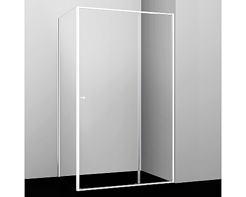 Душевой уголок WasserKRAFT Rhin 110x100 44S16 профиль Белый стекло прозрачное