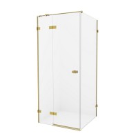 Душевое ограждение NEW TRENDY AVEXA GOLD BRUSHED 110x80x200 (брашированное золото)