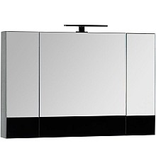 Зеркало-шкаф Aquanet Верона 100 черный