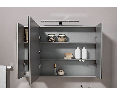 Зеркало-шкаф Aquanet Верона 100 черный