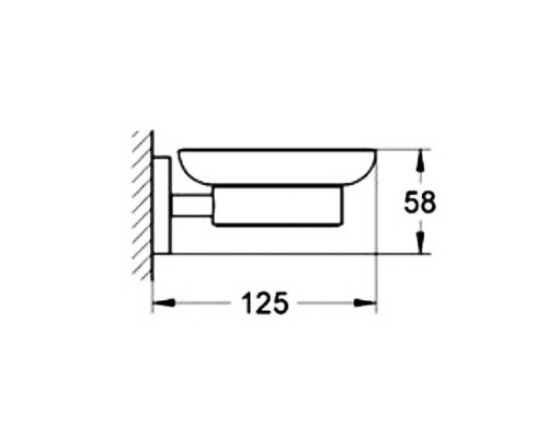 Мыльница Grohe Essentials 40444001 Хром