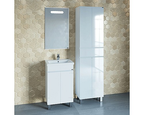 Тумба под раковину СанТа Марс 50 2 двери Белая