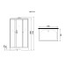 Душевая кабина Niagara Lux 120x90 NG-7772QG без гидромассажа