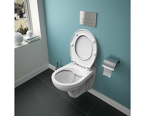 Комплект унитаза с инсталляцией Ideal Standard Eurovit Prosys K881201PT15 с сиденьем Микролифт без клавиши смыва