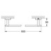 Полотенцедержатель Grohe Essentials Cube 40509001 Хром