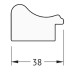 Зеркало Evoform Definite 110х60 Черненое серебро