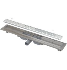 Душевой лоток AlcaPlast Low 550 с решеткой нержавеющая сталь матовая
