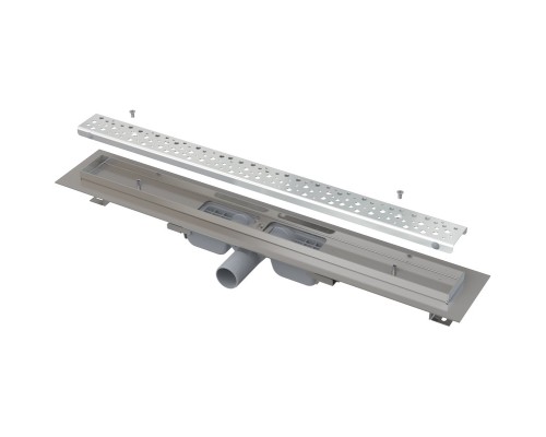 Душевой лоток AlcaPlast Low 550 с решеткой нержавеющая сталь матовая