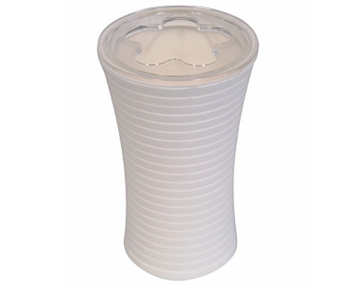 Стакан для зубных щеток Ridder Tower 22200201 Белый