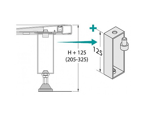 Комплект удлинителей BETTE для поддонов B50-0005
