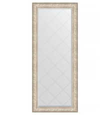 Зеркало Evoform Exclusive-G Floor 205х85 с гравировкой в багетной раме - Виньетка серебро 109 мм