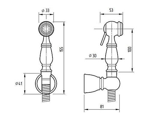 Гигиенический душ Migliore Laura 20098 Хром