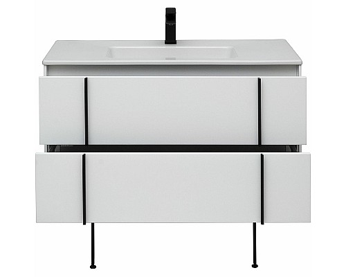 Тумба под раковину Allen Brau Reality 100 1.32007.WM подвесная Белая матовая