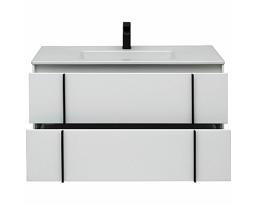 Тумба под раковину Allen Brau Reality 100 1.32007.WM подвесная Белая матовая
