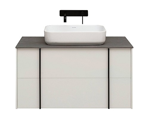 Тумба под раковину Allen Brau Reality 100 1.32007.WM подвесная Белая матовая