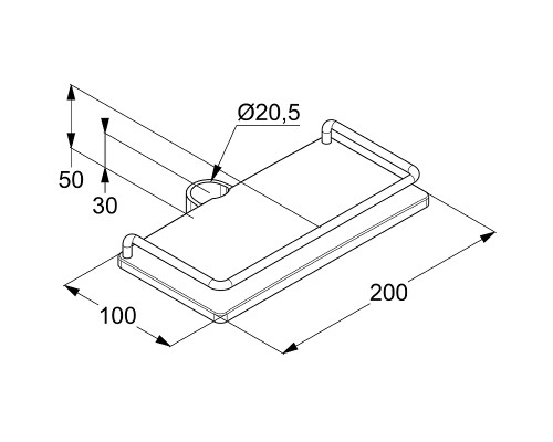 Полка корзина Kludi Cockpit 6410110-00 Хром Белая