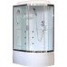 Душевая кабина Royal Bath ВК 120x80 с гидромассажем задние стенки Белые
