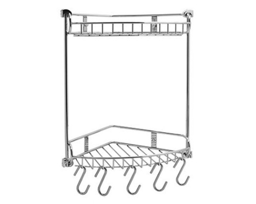 Полка металлическая двойная WasserKRAFT K-1222