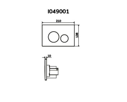 Клавиша для инсталляции AM.PM Pro L I049001
