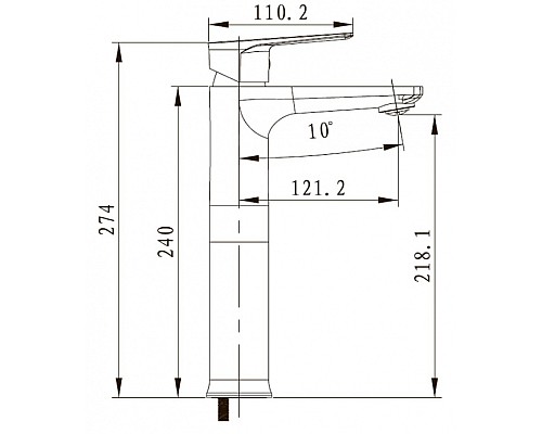 Смеситель для раковины KAISER Atrio 60033