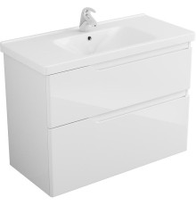 Тумба под раковину Owl 1975 Hella stor 100 OW24.16.00 подвесная Белая глянцевая