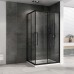 Душевой уголок Abber Schwarzer Diamant 120x90 профиль Черный стекло прозрачное