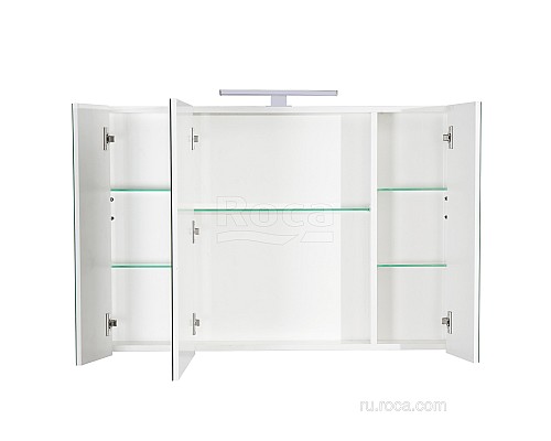 Зеркальный шкаф Roca Etna 100 857305806 белый глянец