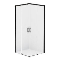 Душевое ограждение NEW TRENDY PRIME BLACK 100x100x200 (черный)