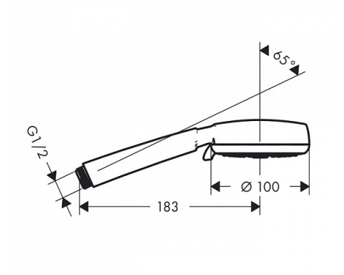 Душевая лейка Hansgrohe Crometta 100 Multi 26823400