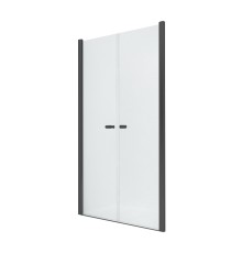 Душевая дверь NEW TRENDY NEW SOLEO BLACK двойные двери 110x195 (черный)
