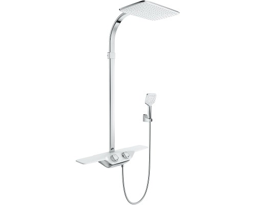 Душевая система Kludi Cockpit Discovery 8020091-00 Хром Белый