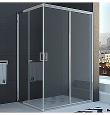 Душевой уголок Veconi Rovigo RV-10 120x80 RV10-12080-01-C5 профиль Хром стекло прозрачное