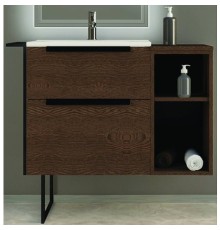 Тумба под раковину Cezares Urban 60 55155 подвесная Frassino scuro без ножки и боковой полки