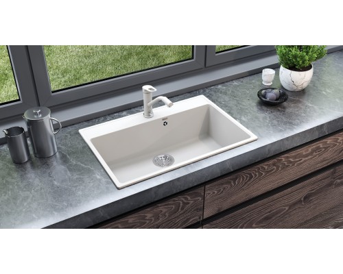Кухонная мойка Ulgran Quartz Forte 760-01 жасмин